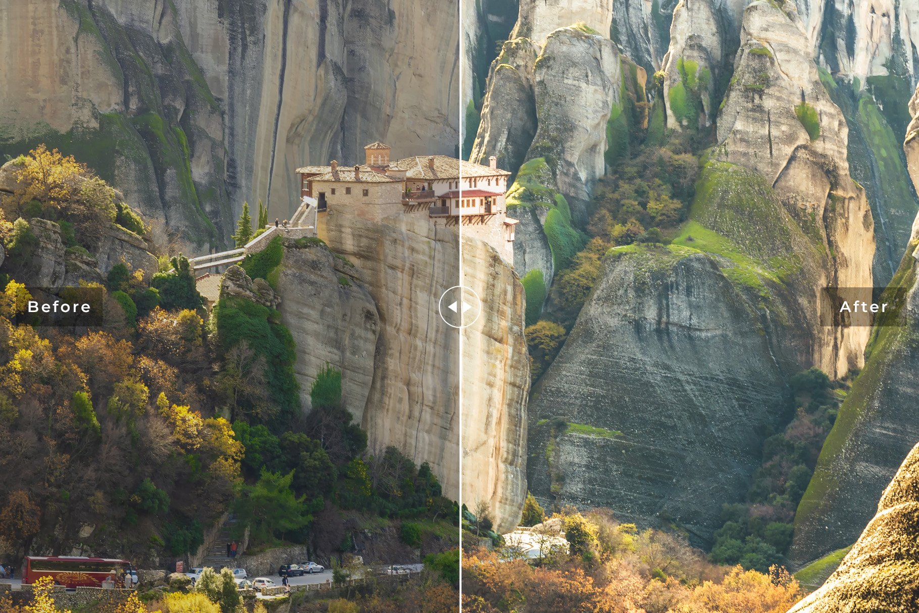 Meteora Pro Lightroom Presetspreview image.