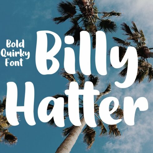 Billy Hatter Quirky Bold Font cover image.