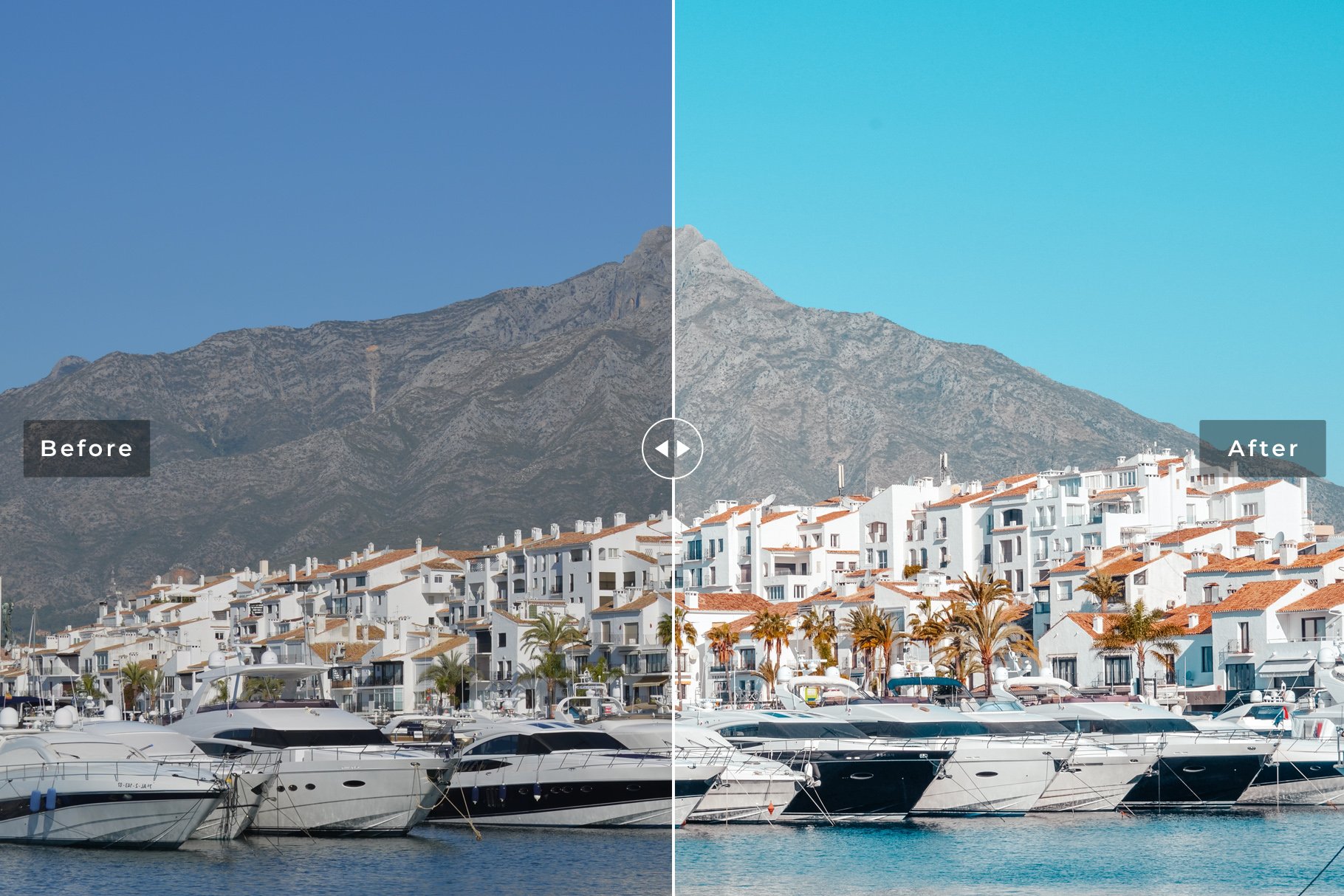 Marbella Pro Lightroom Presetspreview image.