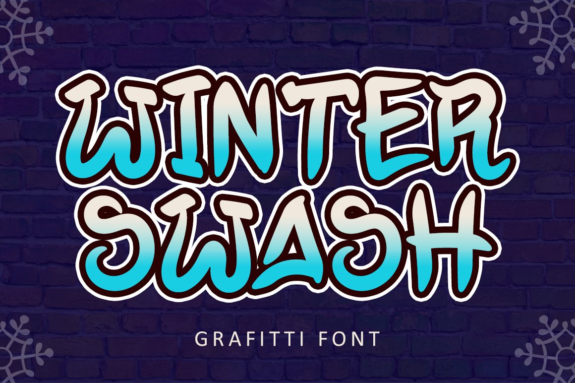 Winter Swash - Graffiti Winter Font cover image.