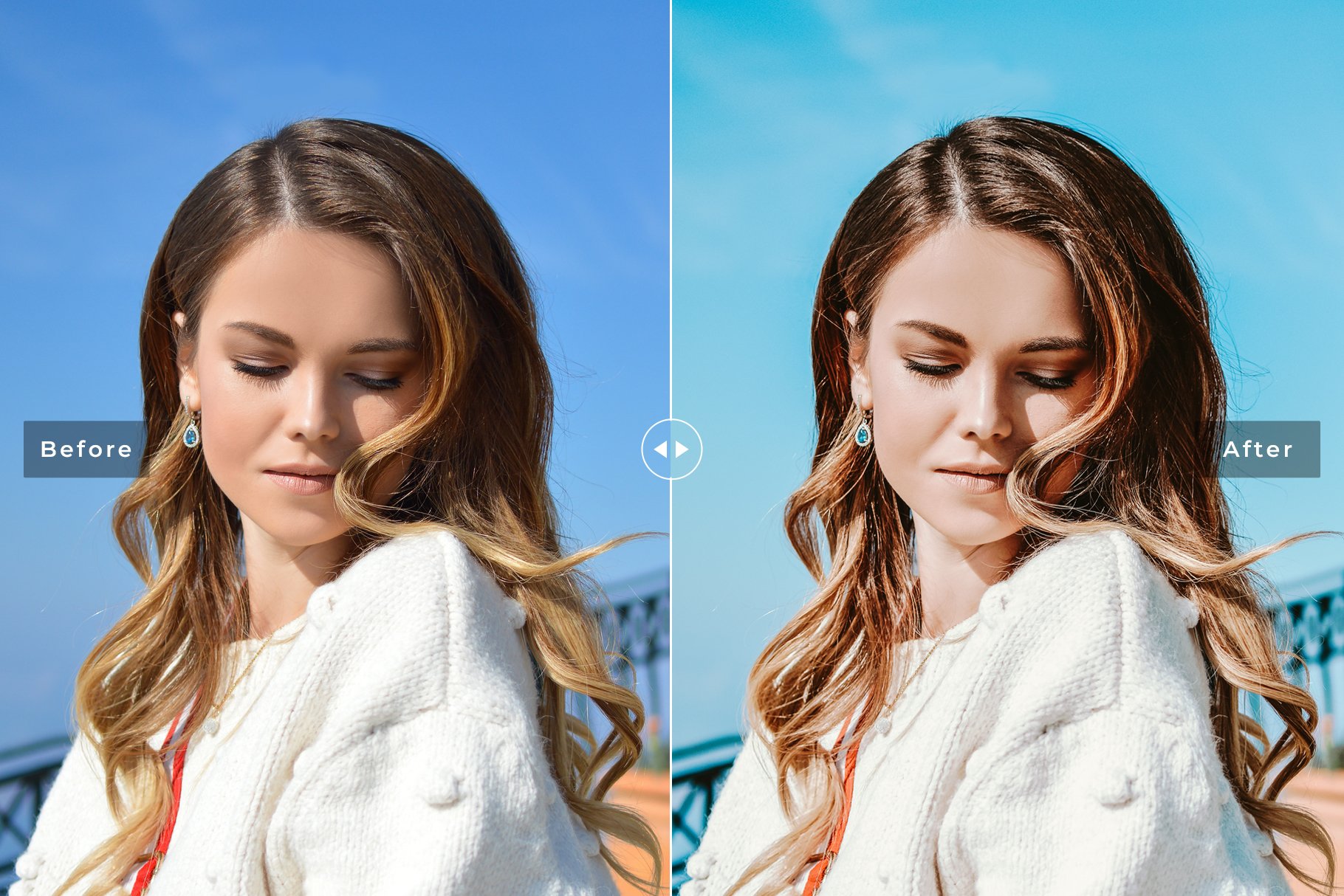 Mykonos Lightroom Presets Packpreview image.