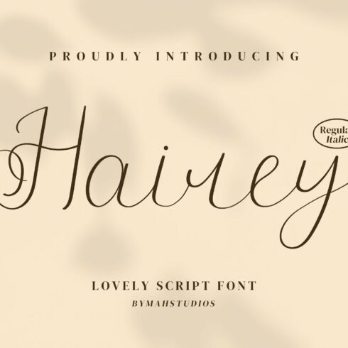 Hairey Script Fontscover image.