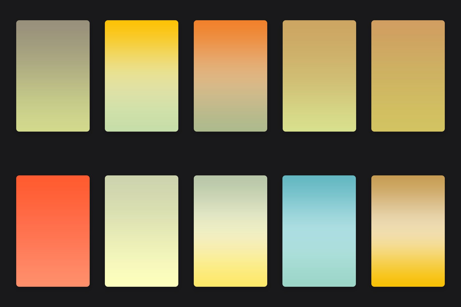 Warm Colors Gradientspreview image.