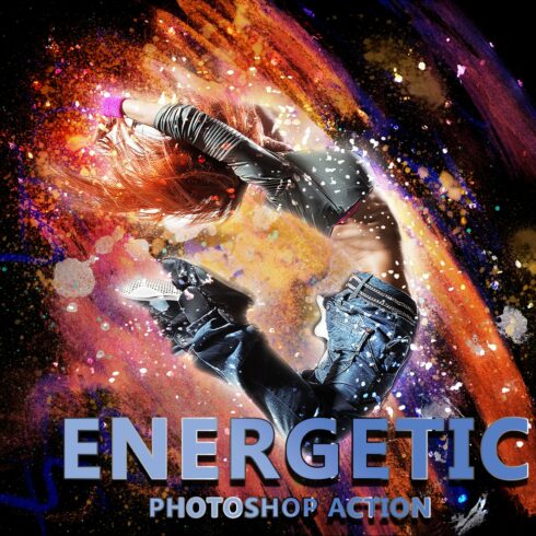 Energetic Photoshop Actioncover image.