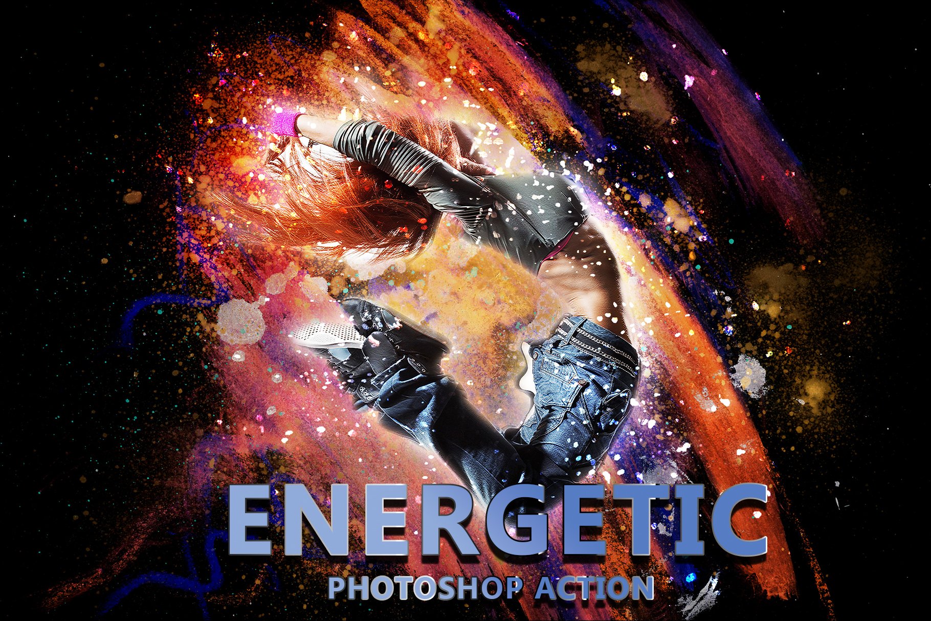 Energetic Photoshop Actioncover image.
