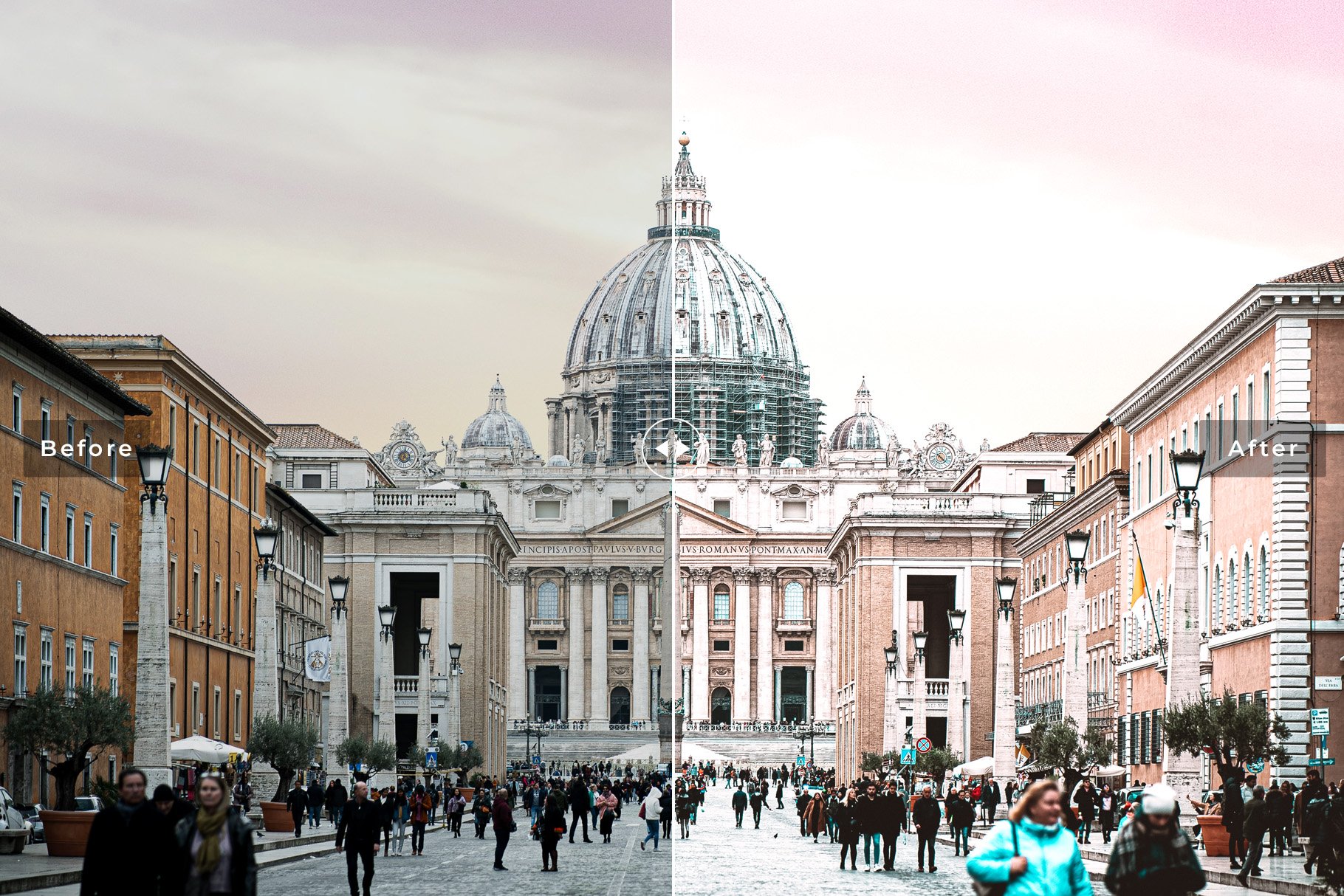 Vatican City Pro Lightroom Presetspreview image.