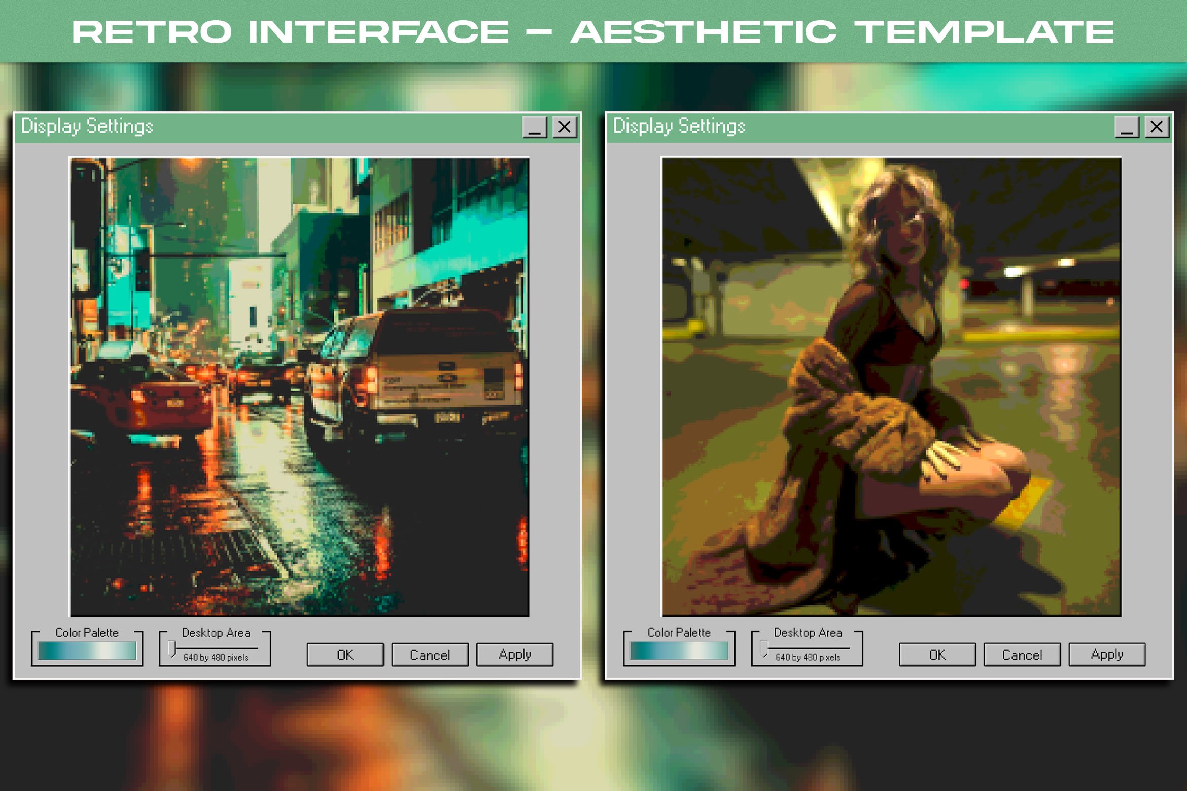 Retro Interface - Aesthetic Templatecover image.