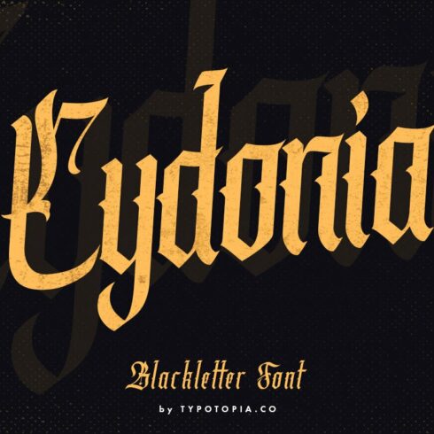 Cydonia - The Blackletter Font cover image.