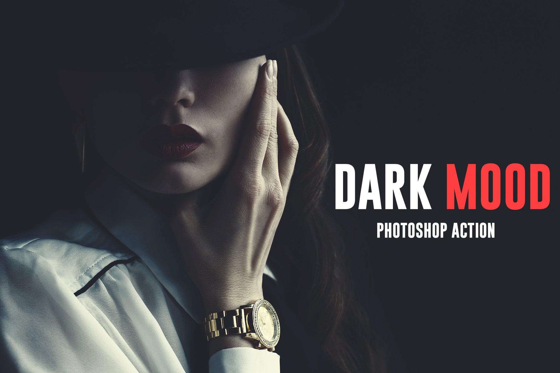 Dark Mood Photoshop Actioncover image.