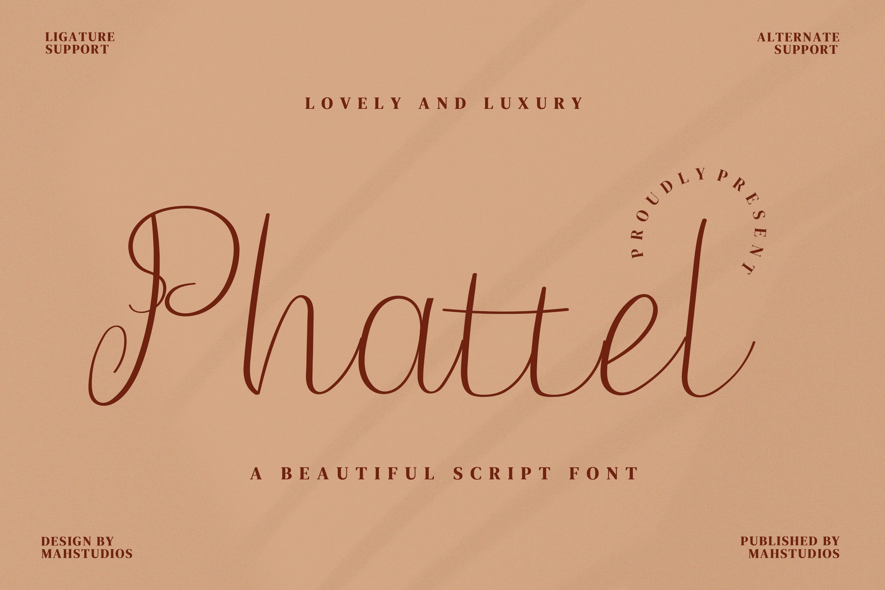 Phattel Script Fontscover image.