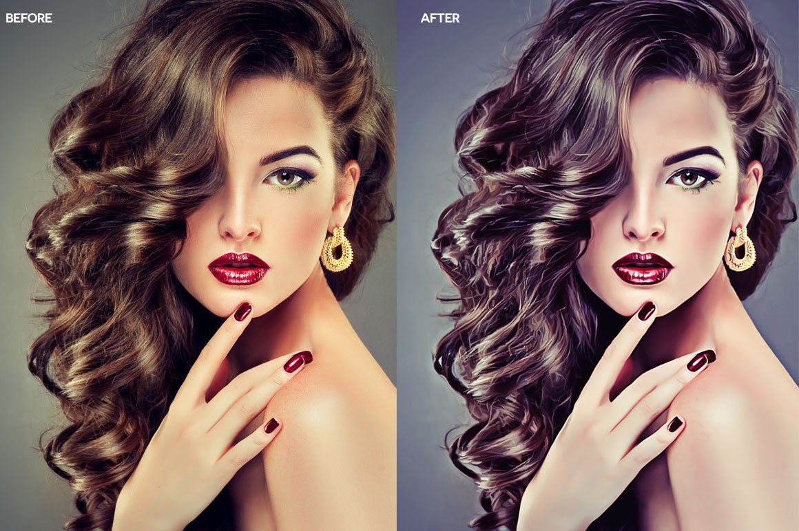 Pro Retouch Photoshop Actionspreview image.