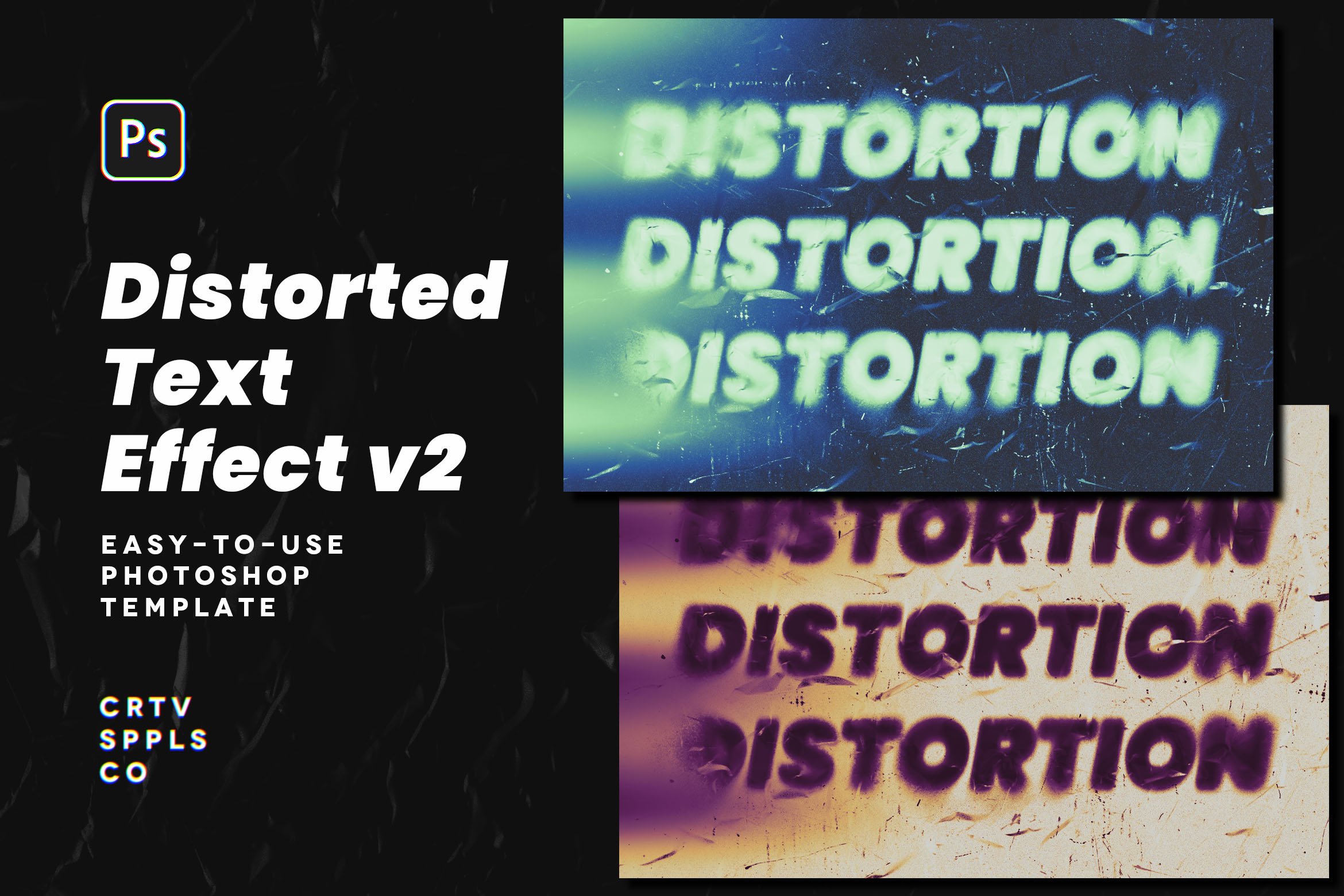 Distorted Text Effect Vol. 02cover image.