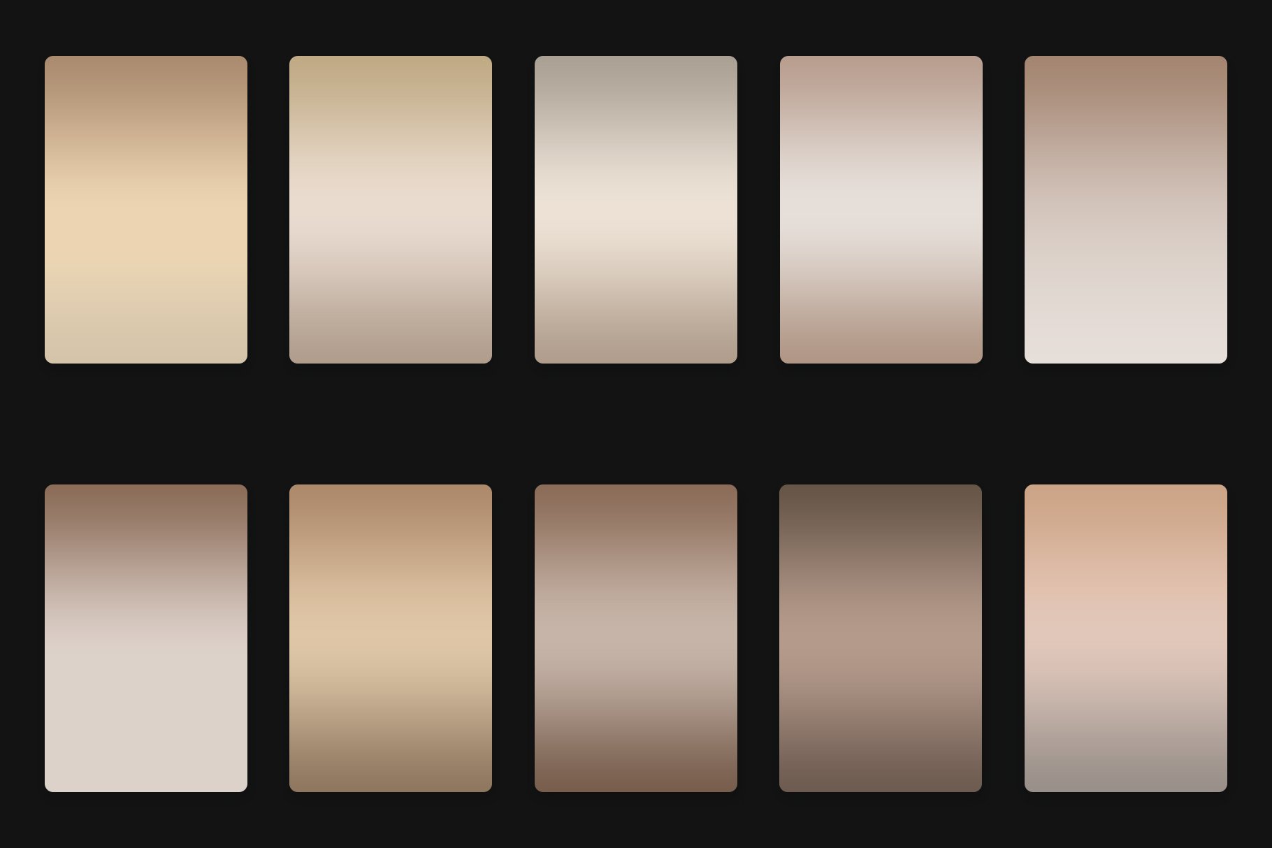 Taupe Color Gradientspreview image.