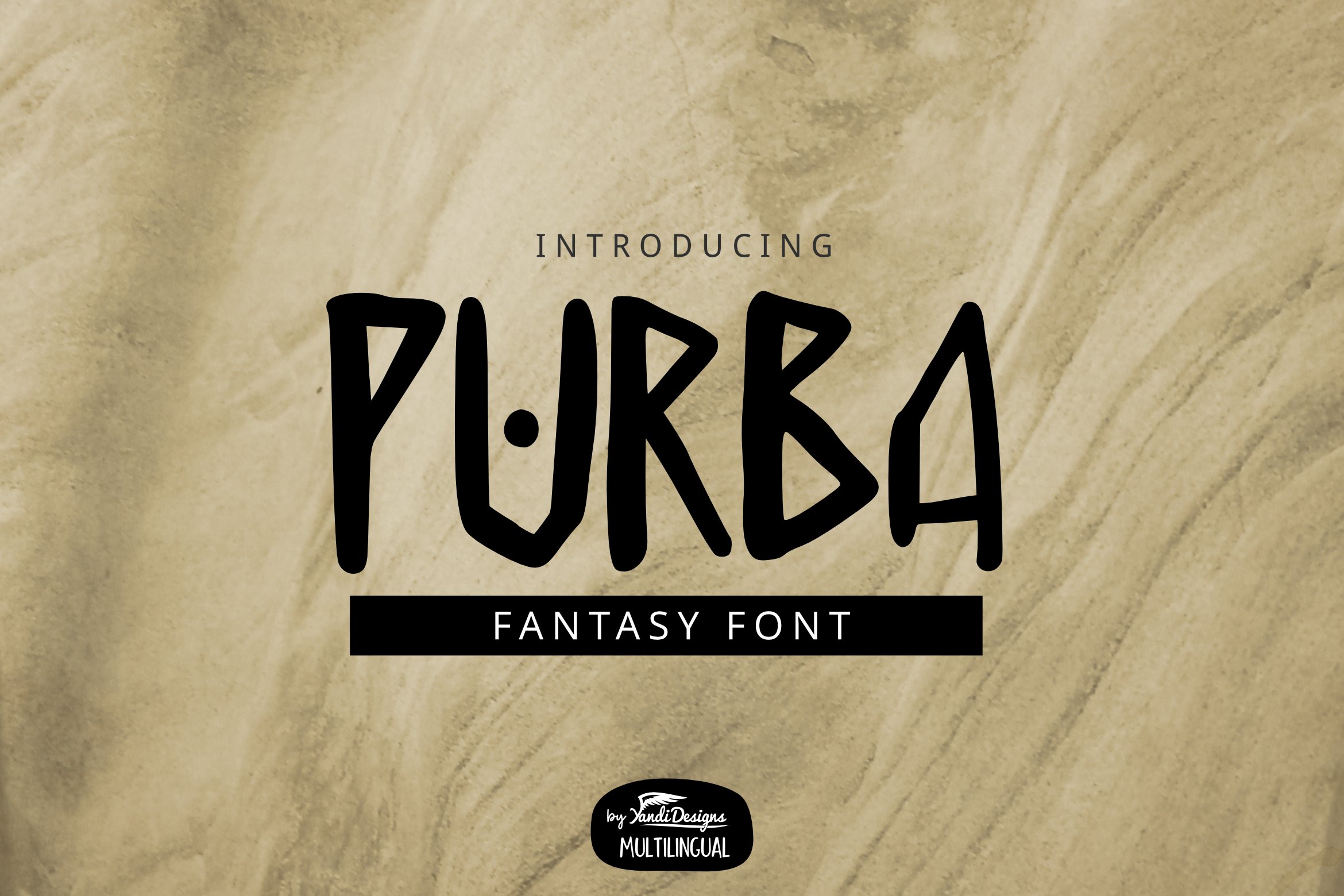 Purba Font cover image.
