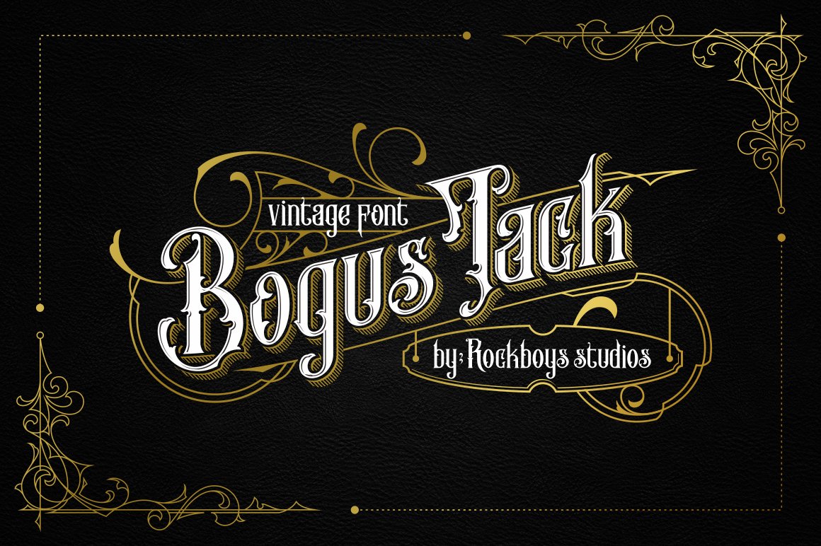 Bogus Jack - Blackletter Font cover image.