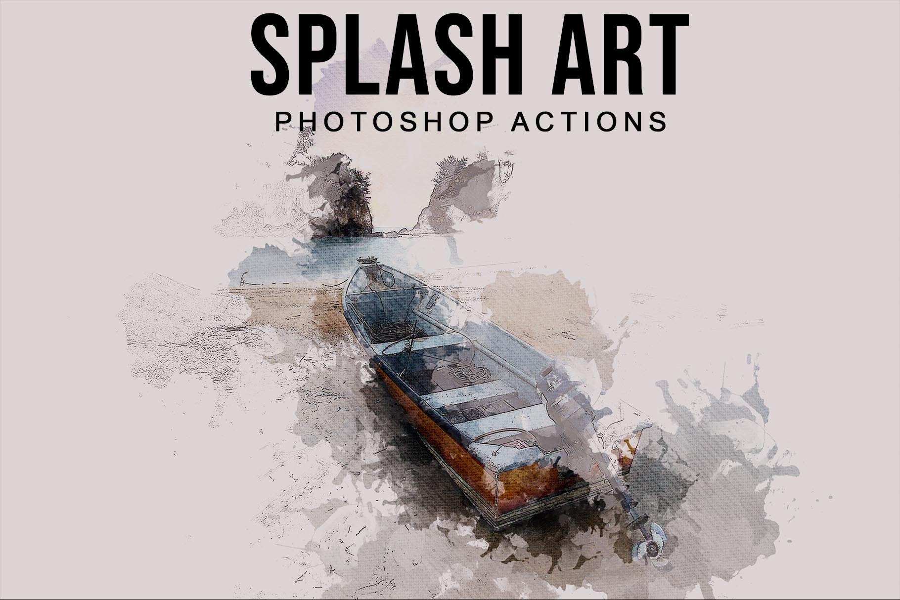 Splash Art Photoshop Actionscover image.