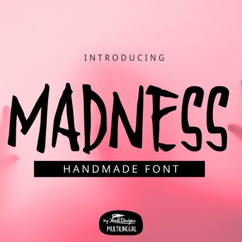 Madness Brush Font cover image.