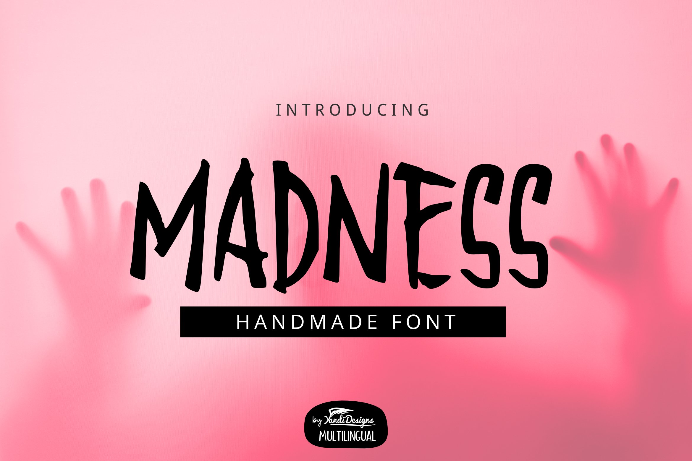 Madness Brush Font cover image.