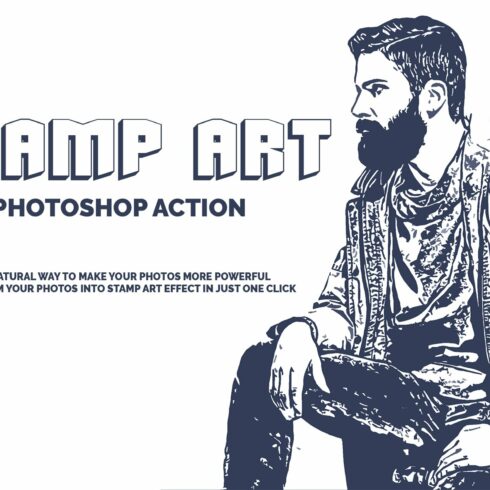 Stamp Art Photoshop Actioncover image.