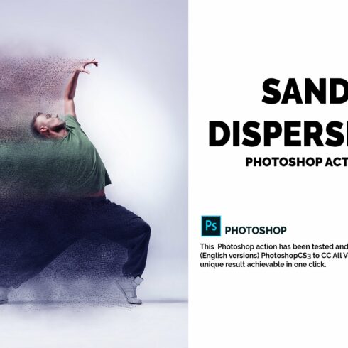 Sand Dispersion Photoshop Actioncover image.