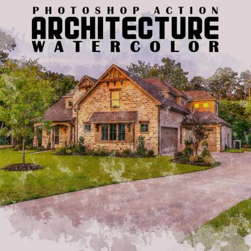 Architecture Watercolor PS Actioncover image.