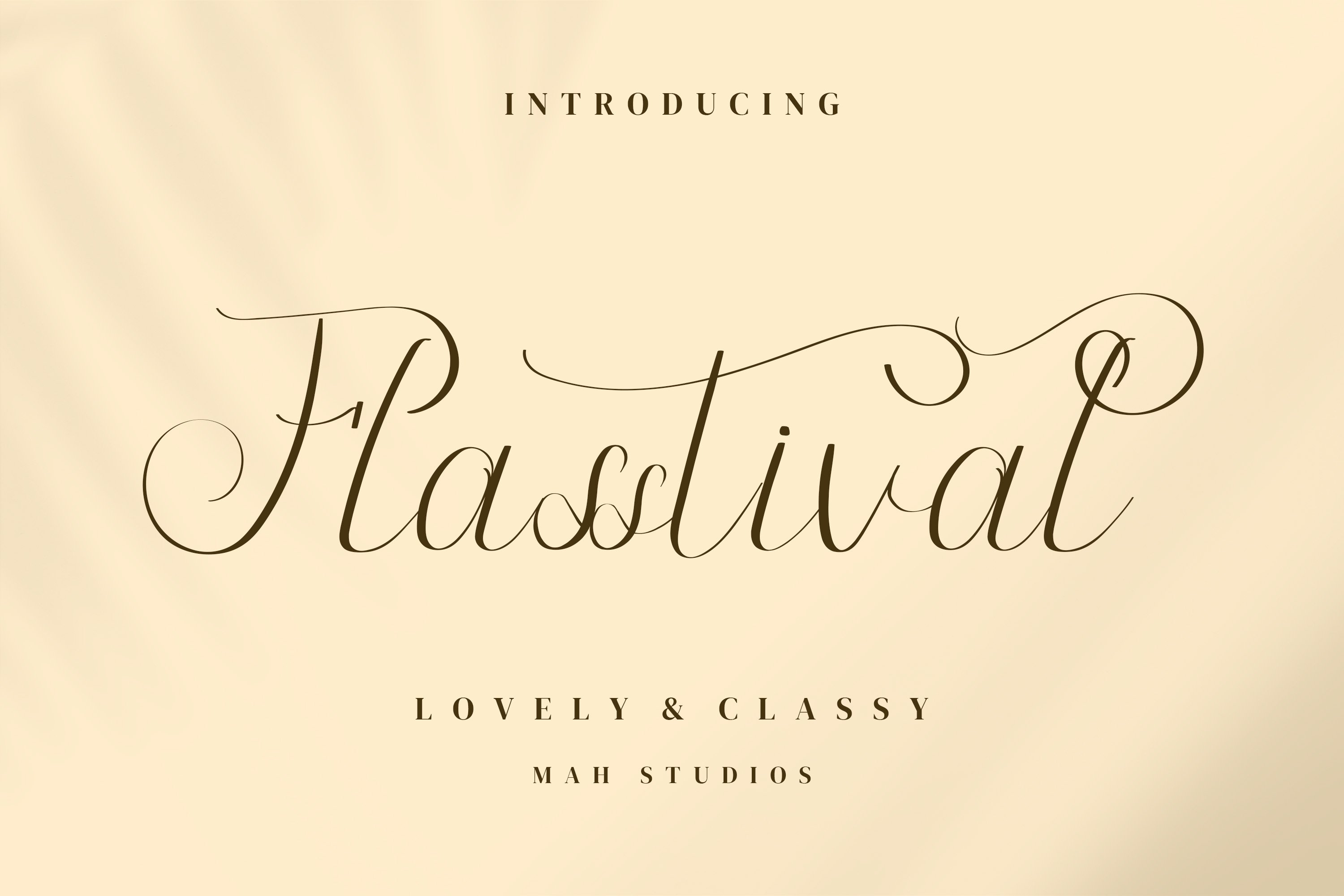 Flasstival Script Fontscover image.