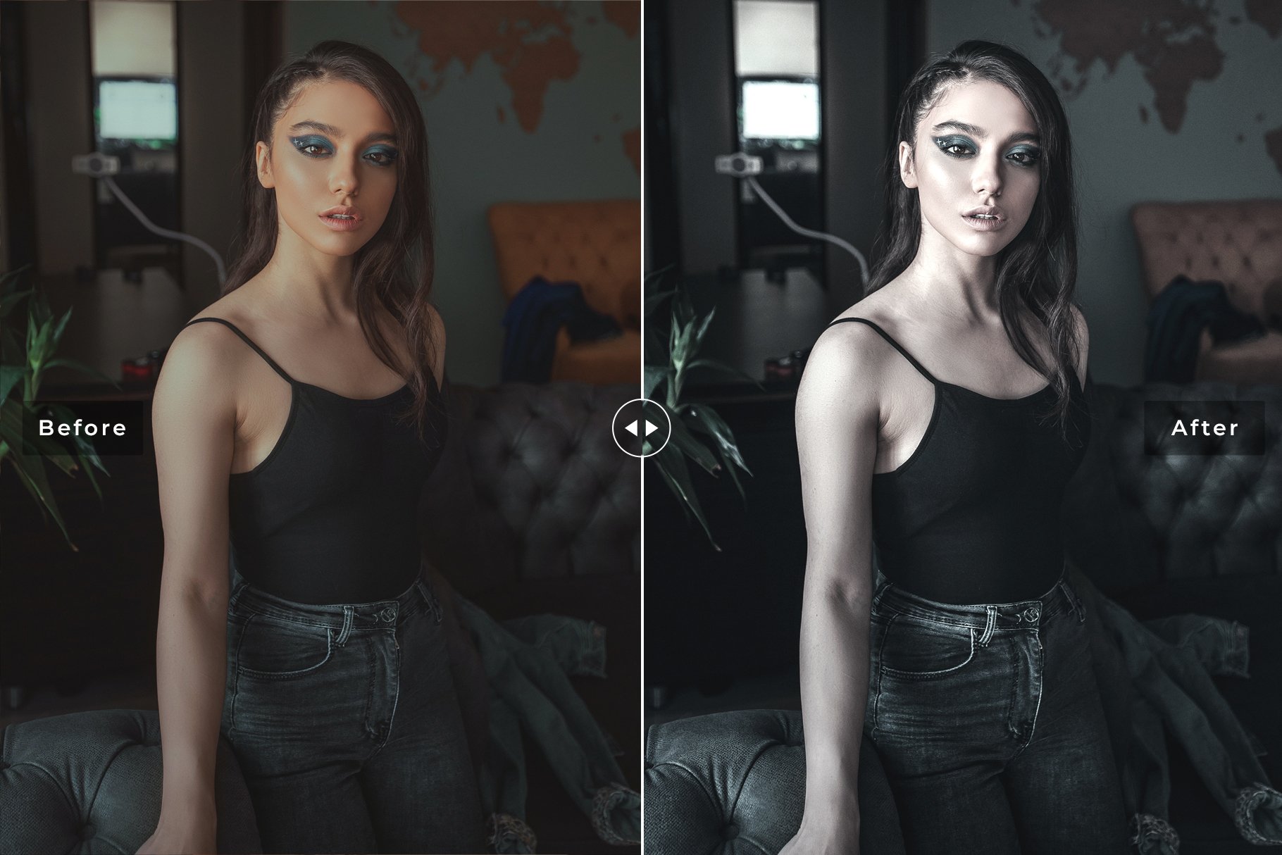 Dim Gray Pro Lightroom Presetspreview image.