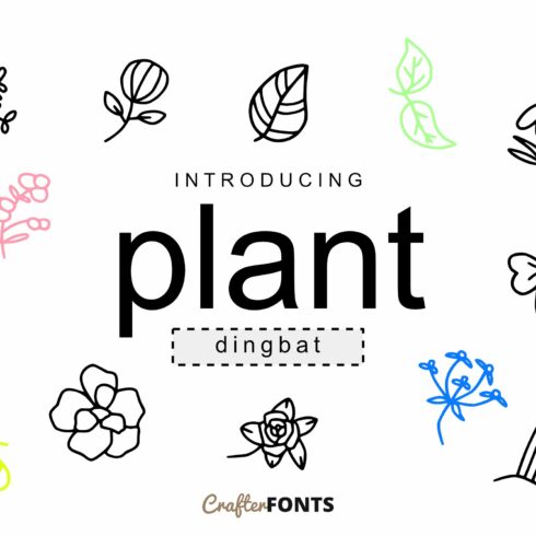 Plant Doodle Dingbat cover image.