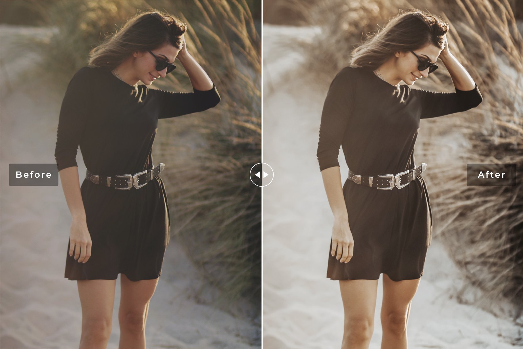 Tanned Lightroom Presets Packpreview image.