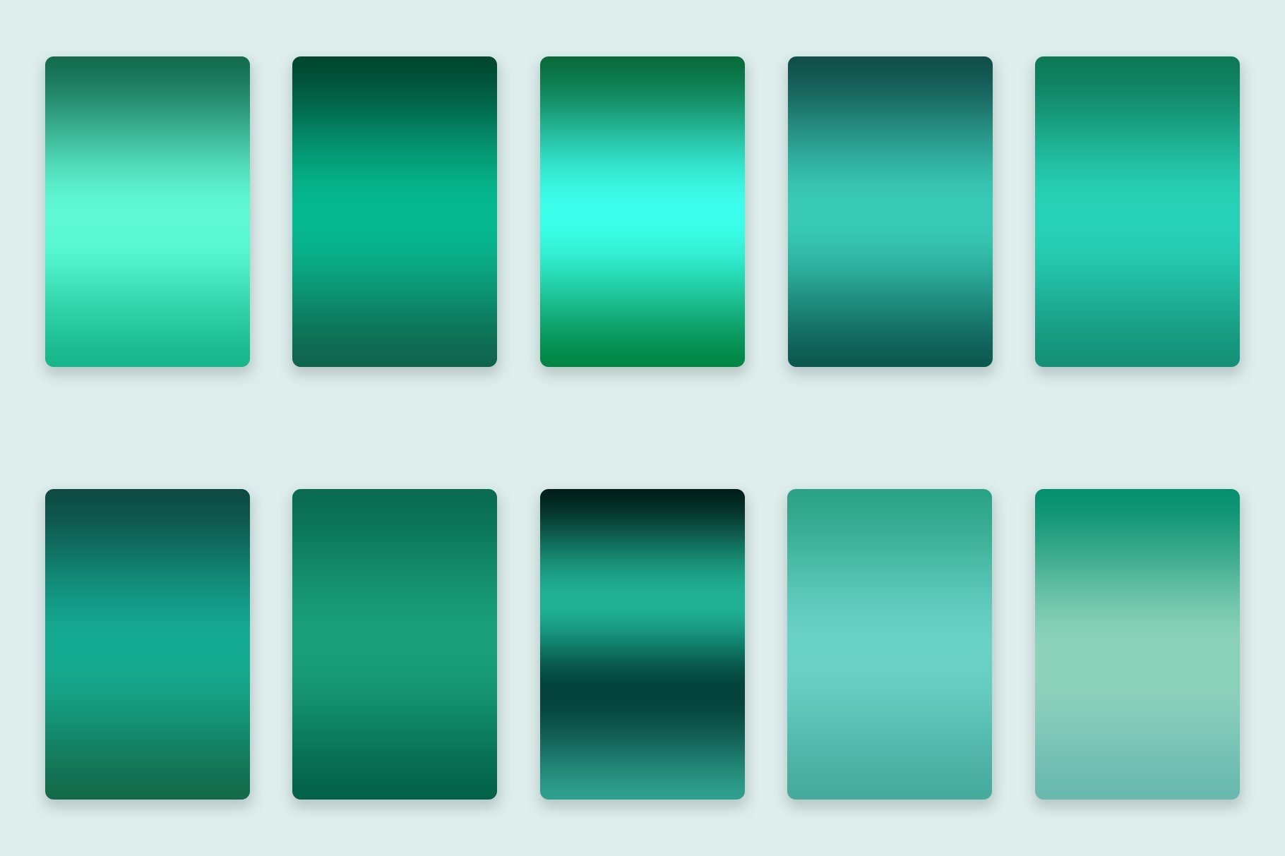 Malachite Color Gradientspreview image.