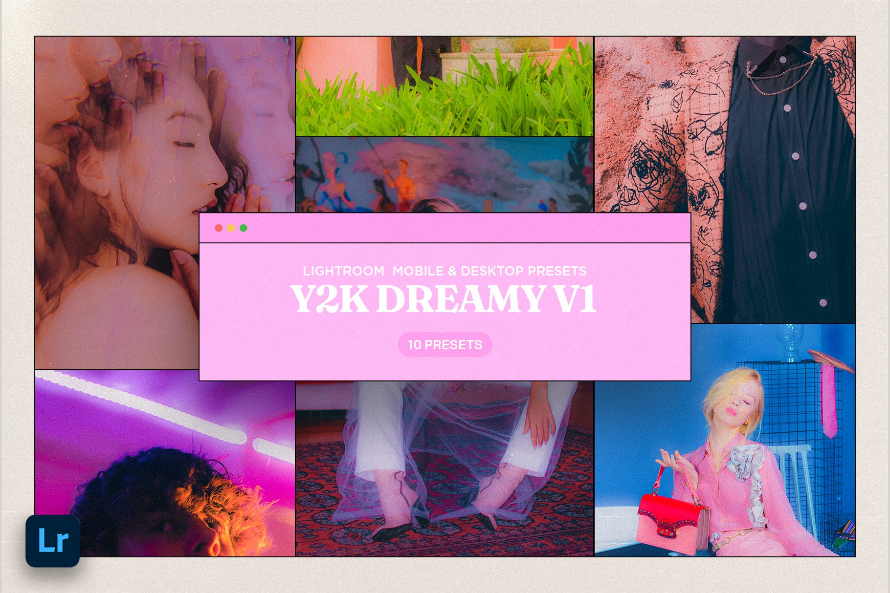 Y2K Dreamy Lightroom Presetscover image.