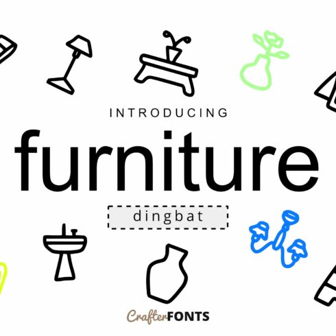 Furniture Doodle Dingbat cover image.