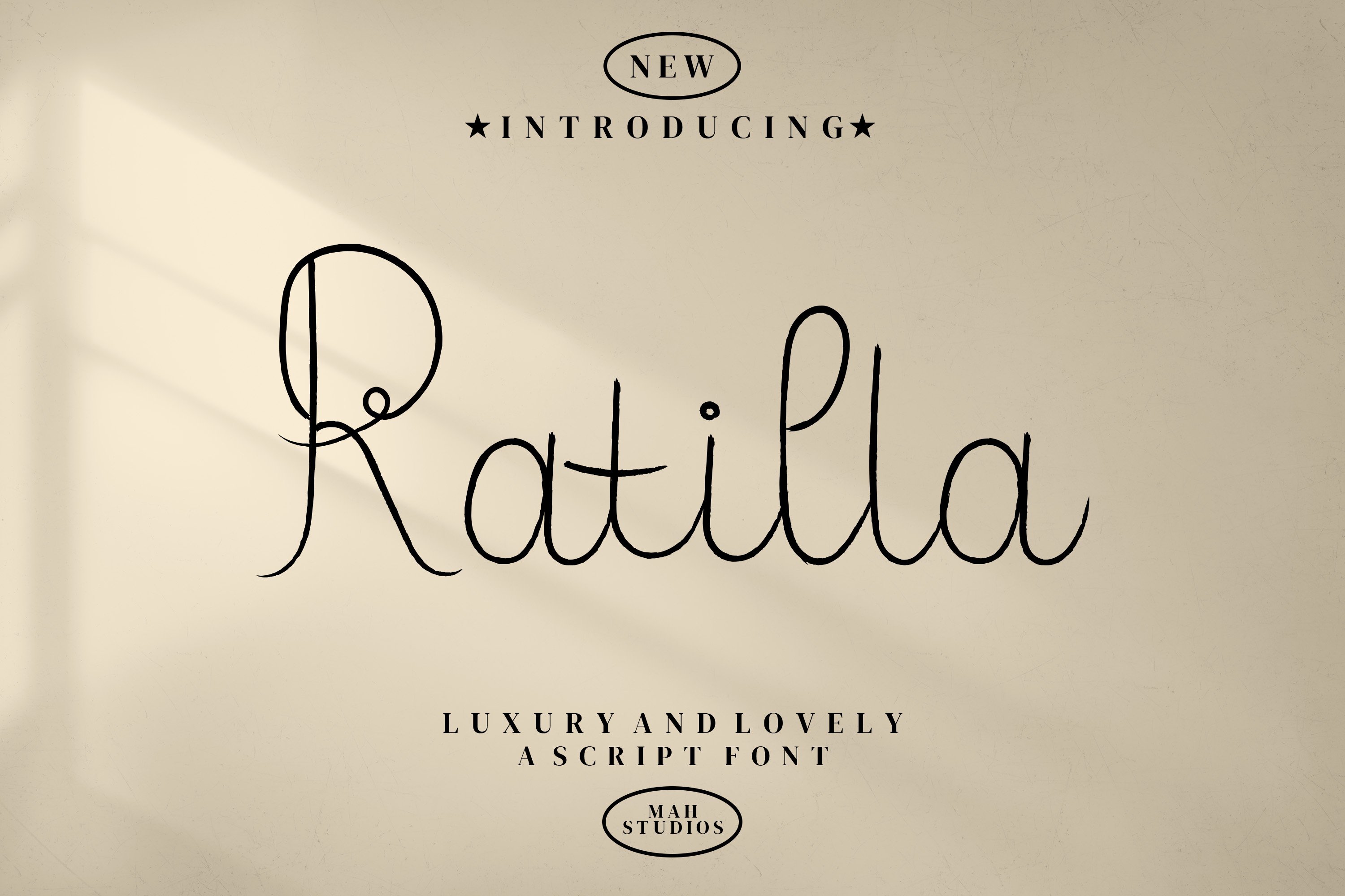 Ratilla Script Fontscover image.