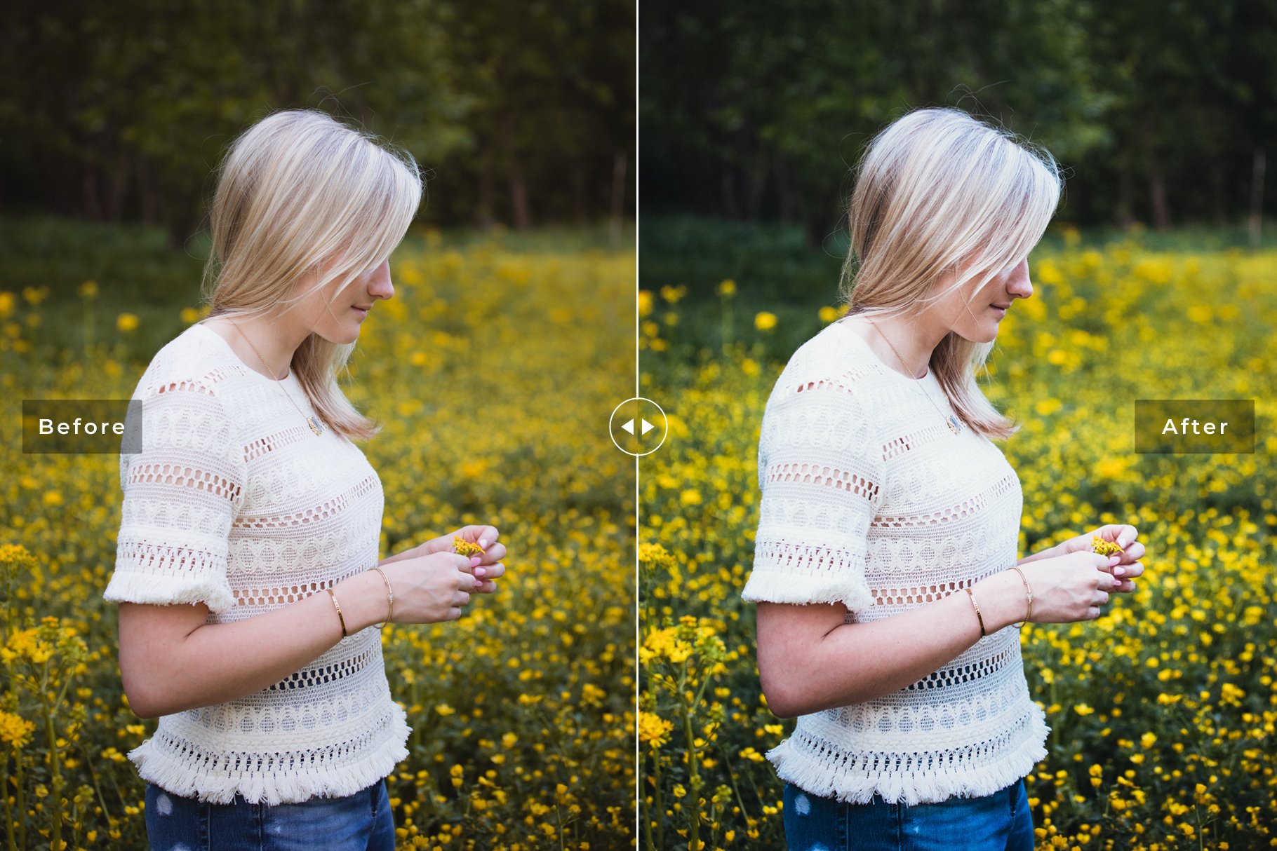 Jonquil Lightroom Presets Packpreview image.