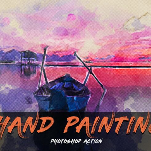 Hand Painting Photoshop Actioncover image.