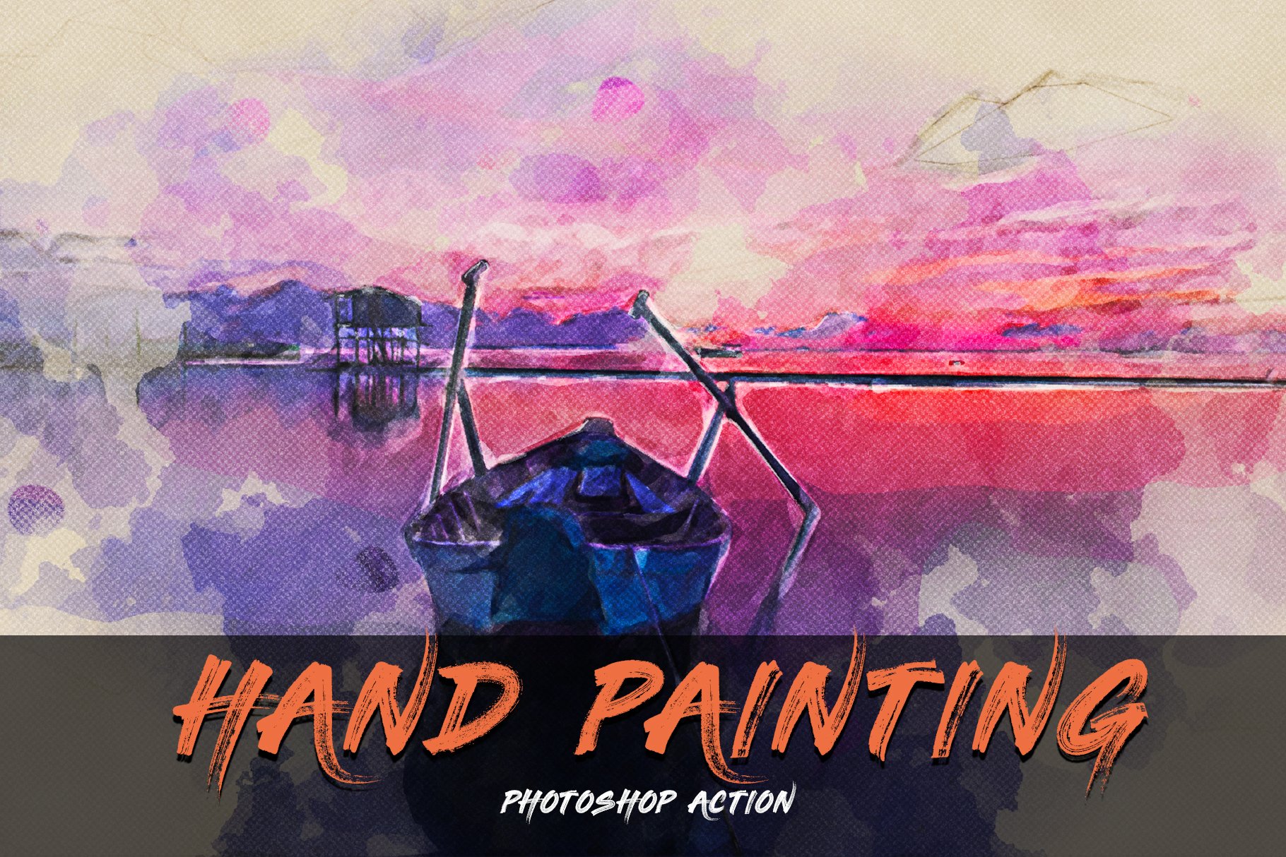 Hand Painting Photoshop Actioncover image.