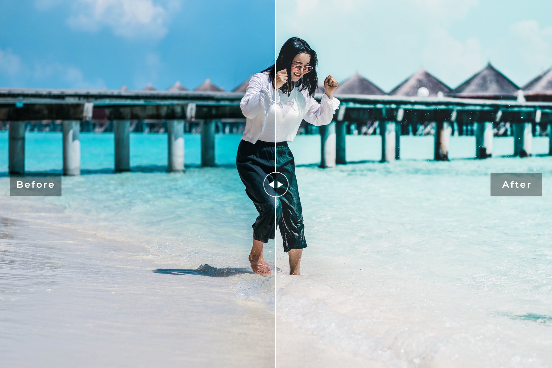 Maldives  Lightroom Presets Packpreview image.