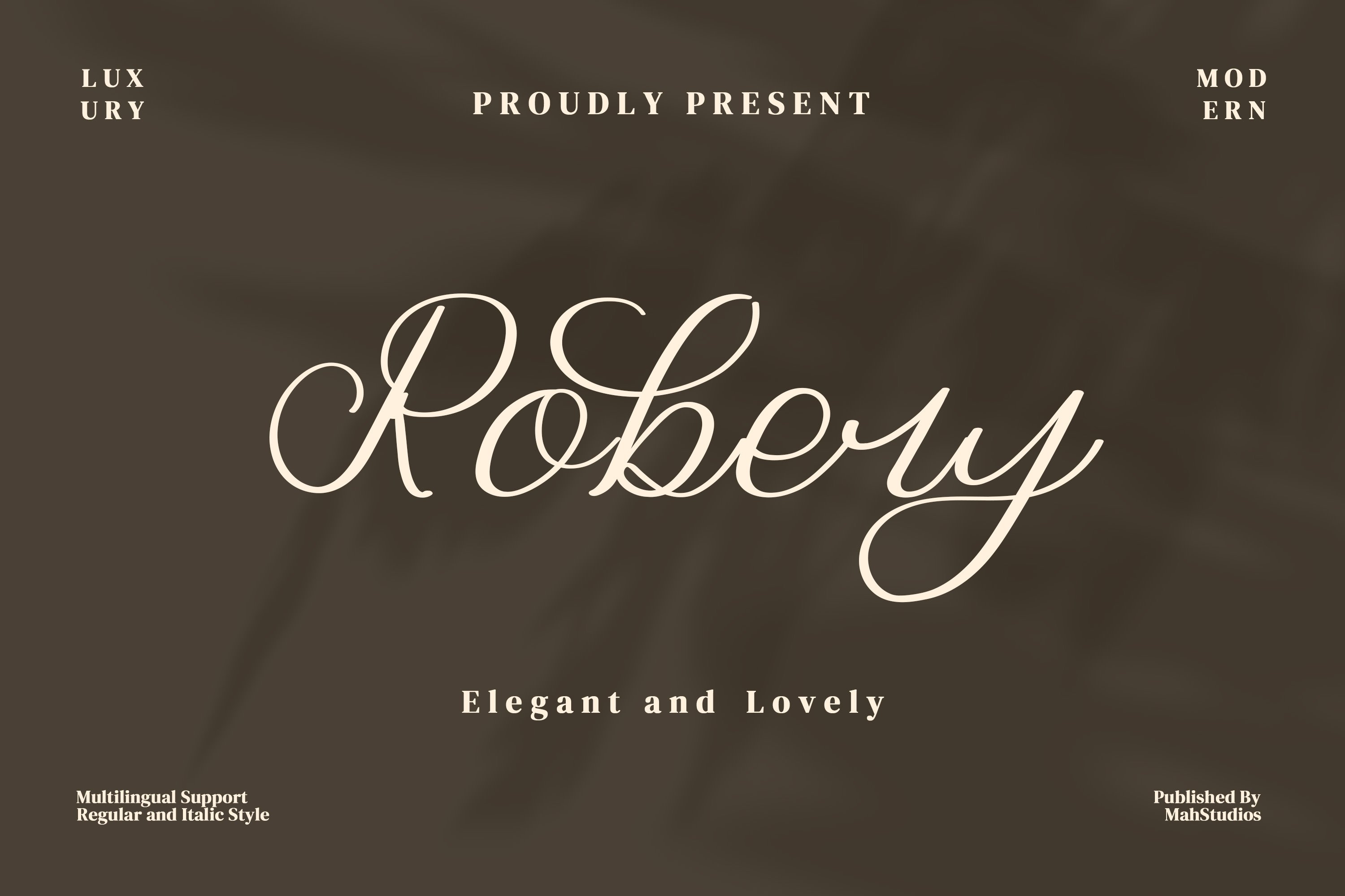 Roberry Script Fontscover image.