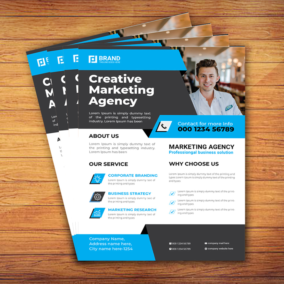 Corporate Flyer Template Design cover image.