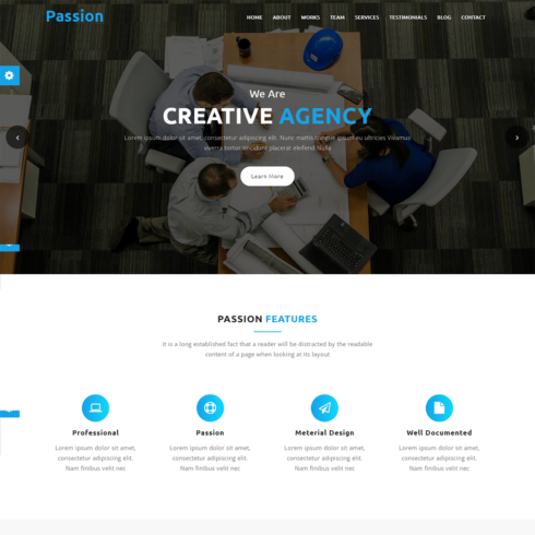 Digital Business Agency Landing Page Template cover image.