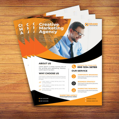 Corporate Flyer Design Template cover image.