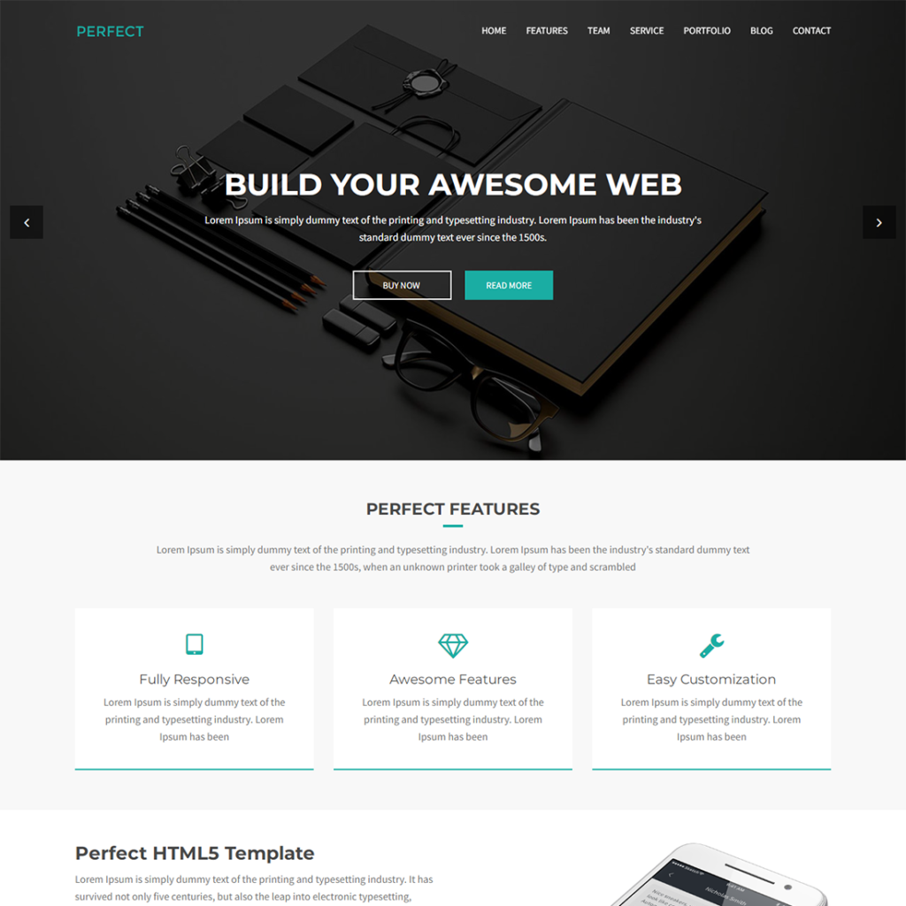 Corporate Business Website HTML Template - MasterBundles