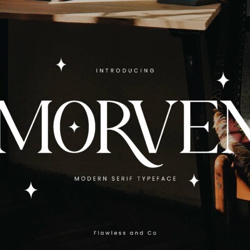 Morven - A Modern Serif Font cover image.