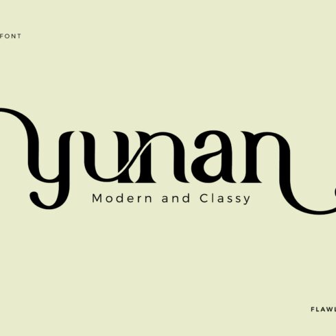 Yunan - Modern and Classy Font cover image.
