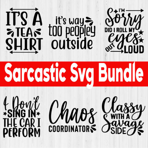 Sarcastic Svg Designs Bundle Vol13 cover image.