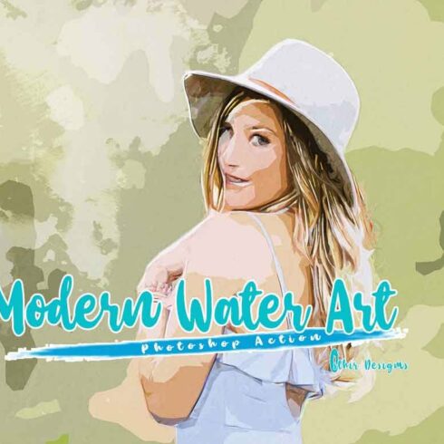 Modern Water Art Photoshop Actioncover image.