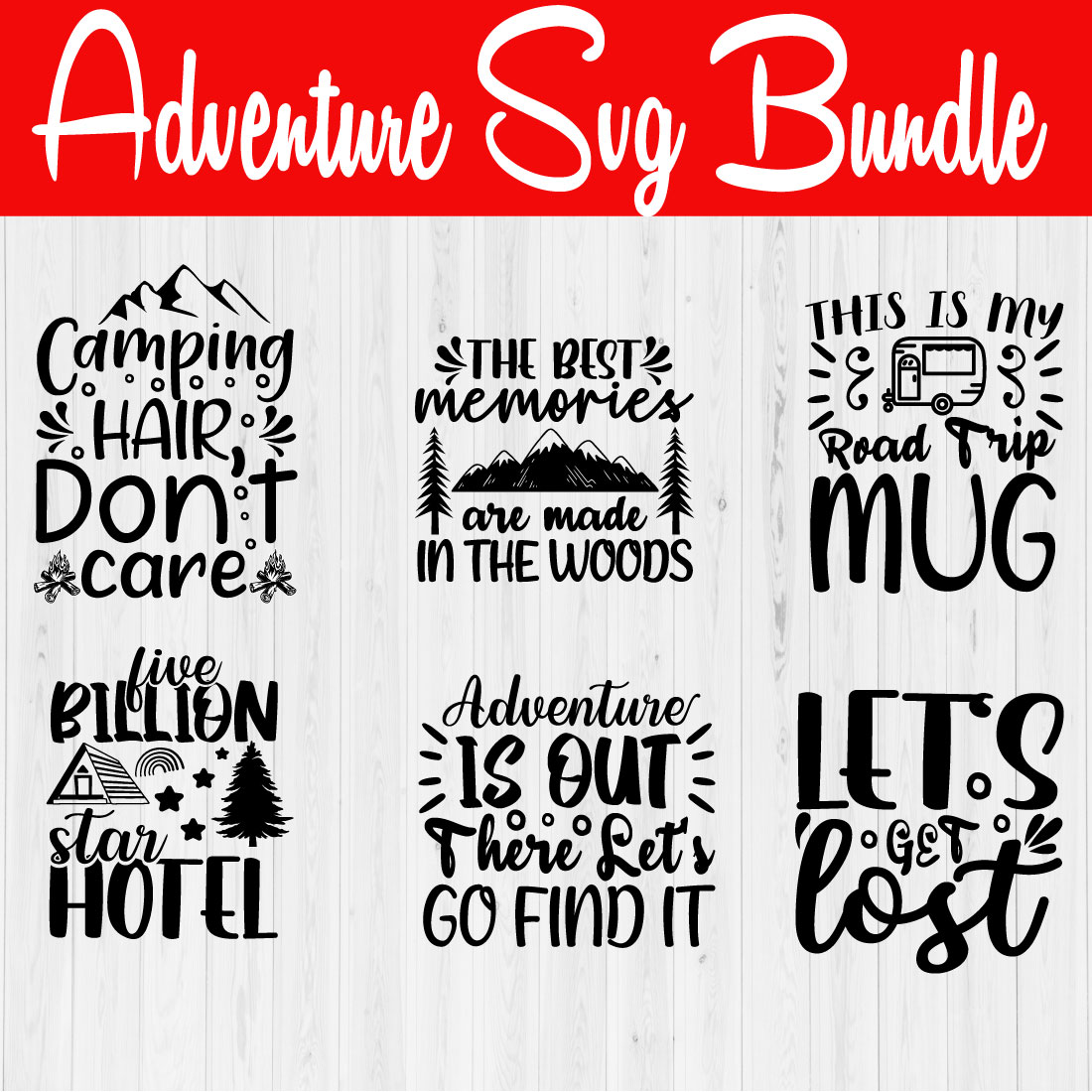 Adventure Svg Bundle Vol4 cover image.