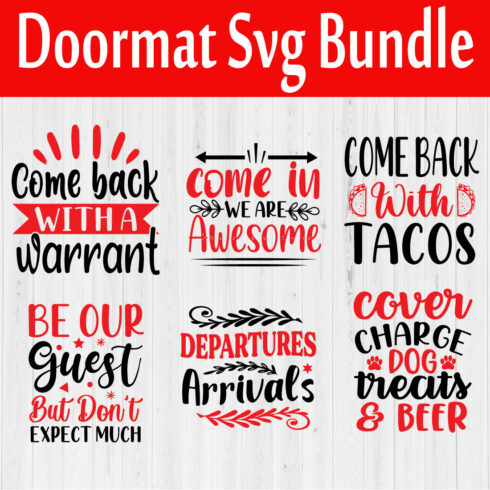 Doormat Svg Quote Bundle Vol3 cover image.