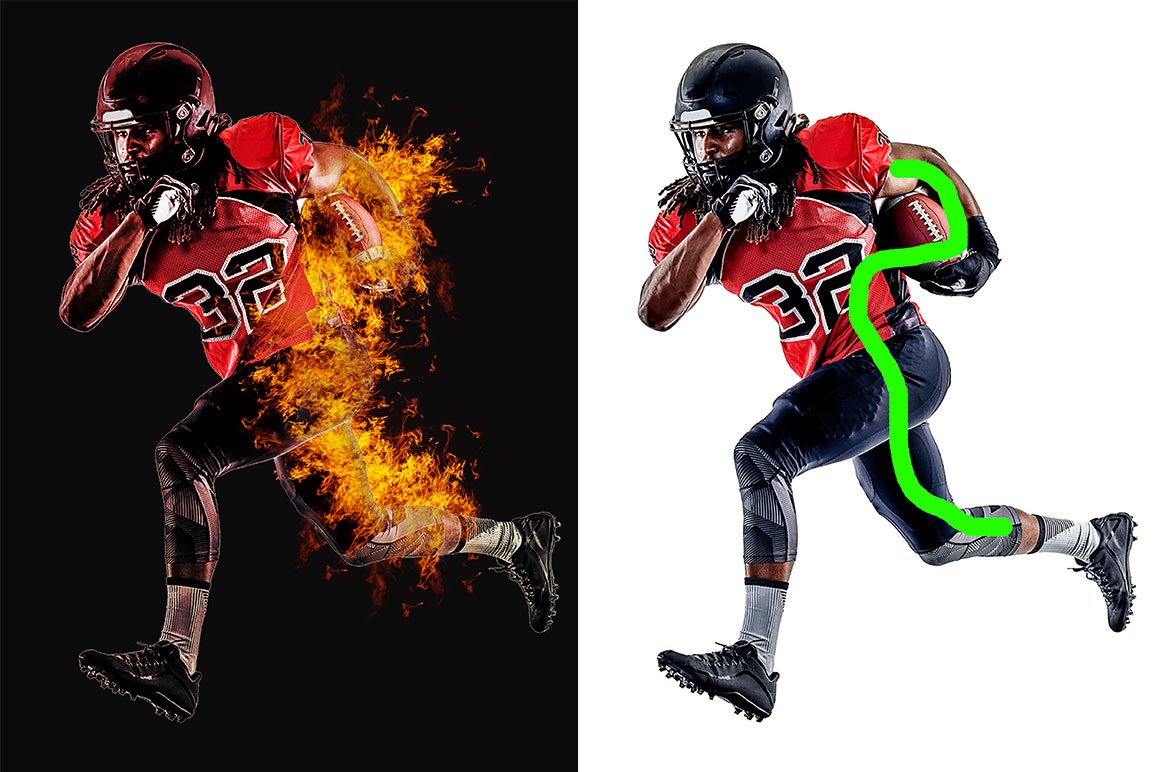 Fire Photoshop Action Vol.2preview image.