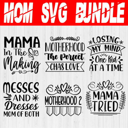 Mommy Svg Bundle Vol9 cover image.